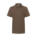 Polo Classic Junior marrone / XS - personalizzabile con logo