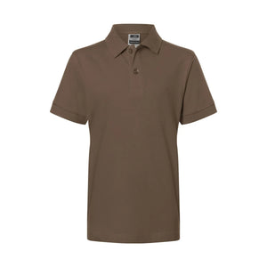 Polo Classic Junior marrone / XS - personalizzabile con logo