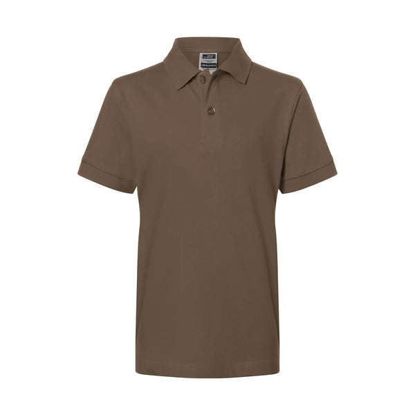Polo Classic Junior marrone / XS - personalizzabile con logo