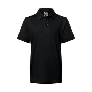 Polo Classic Junior nero / XS - personalizzabile con logo