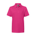 Polo Classic Junior rosa / XS - personalizzabile con logo