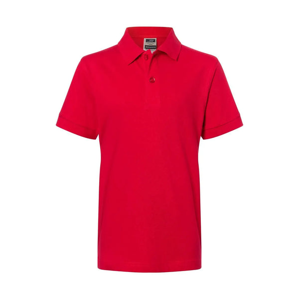 Polo Classic Junior rosso / XS - personalizzabile con logo