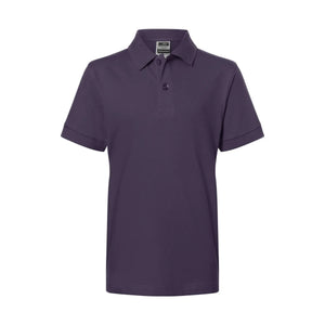 Polo Classic Junior viola / XS - personalizzabile con logo