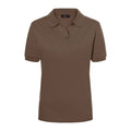 Polo Classic Ladies marrone / S - personalizzabile con logo