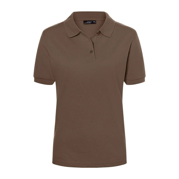 Polo Classic Ladies marrone / S - personalizzabile con logo