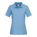 Polo Da Donna azzurro / S - personalizzabile con logo
