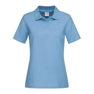 Polo Da Donna azzurro / S - personalizzabile con logo