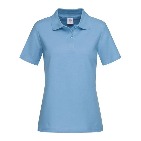 Polo Da Donna azzurro / S - personalizzabile con logo