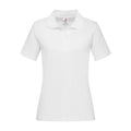 Polo Da Donna bianco / S - personalizzabile con logo