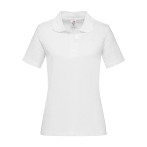 Polo Da Donna bianco / S - personalizzabile con logo