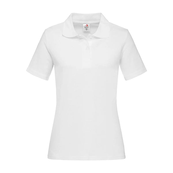 Polo Da Donna bianco / S - personalizzabile con logo