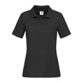Polo Da Donna nero / S - personalizzabile con logo