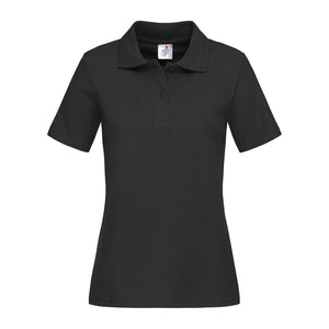 Polo Da Donna nero / S - personalizzabile con logo
