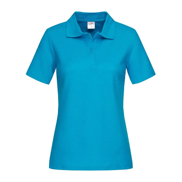 Polo Da Donna ocean blue / S - personalizzabile con logo
