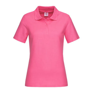 Polo Da Donna rosa / S - personalizzabile con logo
