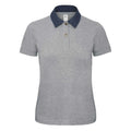 Polo Dnm Forward Donna grigio / XS - personalizzabile con logo