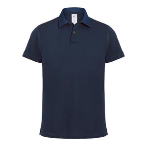 Polo Dnm Forward Uomo blu / S - personalizzabile con logo