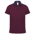 Polo Dnm Forward Uomo bordeaux / S - personalizzabile con logo
