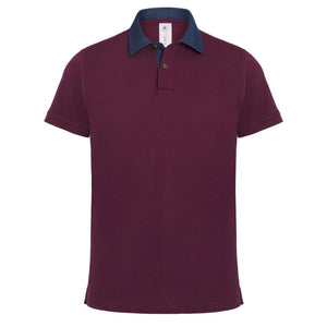 Polo Dnm Forward Uomo bordeaux / S - personalizzabile con logo
