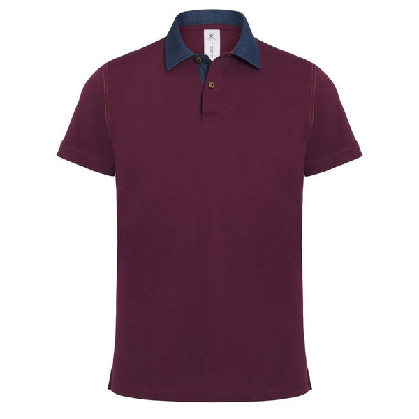 Polo Dnm Forward Uomo bordeaux / S - personalizzabile con logo