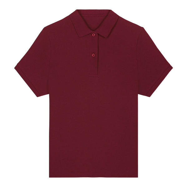 Polo Donna Stella Coaster bordeaux / XS - personalizzabile con logo