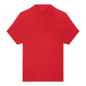 Polo Donna Stella Coaster rosso / XS - personalizzabile con logo