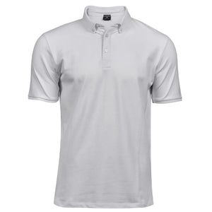 Polo Fashion Luxury Stretch bianco / S - personalizzabile con logo