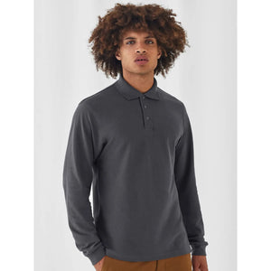 Polo Heavymill Manica Lunga - personalizzabile con logo