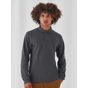 Polo Heavymill Manica Lunga - personalizzabile con logo