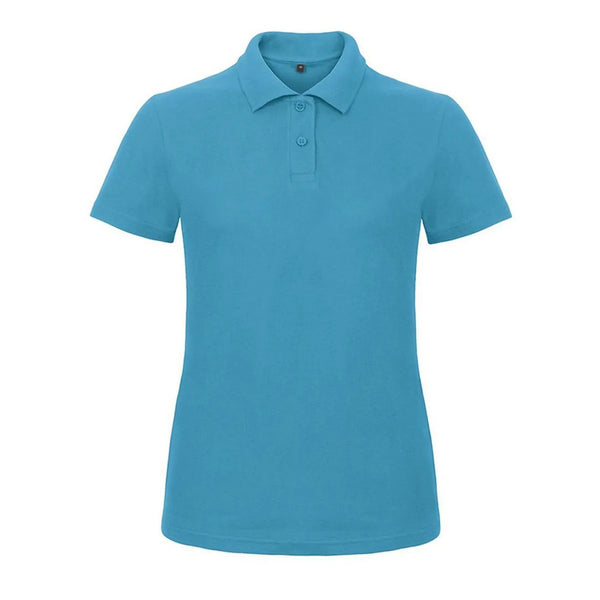 Polo ID.001 Donna azzurro / XS - personalizzabile con logo