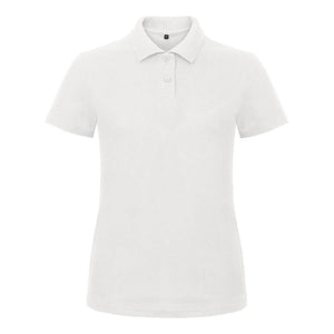 Polo ID.001 Donna bianco / XS - personalizzabile con logo
