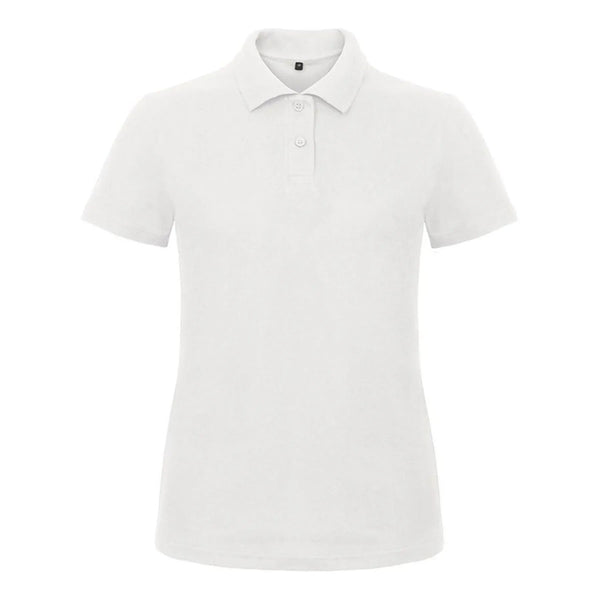Polo ID.001 Donna bianco / XS - personalizzabile con logo