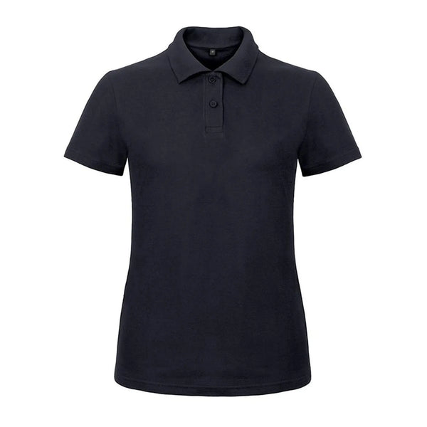 Polo ID.001 Donna blu / XS - personalizzabile con logo
