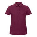 Polo ID.001 Donna bordeaux / XS - personalizzabile con logo