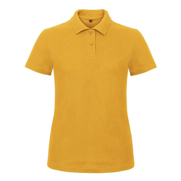 Polo ID.001 Donna giallo / XS - personalizzabile con logo