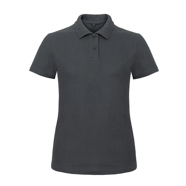 Polo ID.001 Donna grigio / XS - personalizzabile con logo