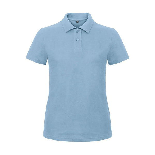 Polo ID.001 Donna light blue / XS - personalizzabile con logo