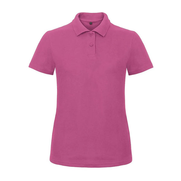 Polo ID.001 Donna rosa / XS - personalizzabile con logo