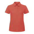 Polo ID.001 Donna rosso / XS - personalizzabile con logo