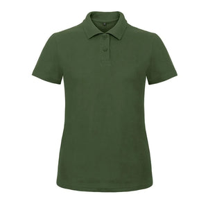 Polo ID.001 Donna verde / XS - personalizzabile con logo
