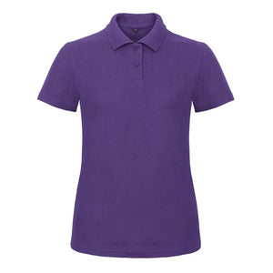 Polo ID.001 Donna viola / XS - personalizzabile con logo