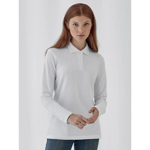 Polo ID.001 Manica Lunga Donna - personalizzabile con logo