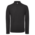 Polo ID.001 Manica Lunga nero / XS - personalizzabile con logo
