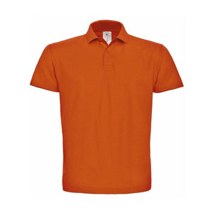 Polo ID.001 Uomo arancione / XS - personalizzabile con logo