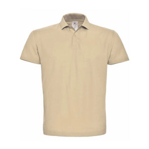Polo ID.001 Uomo beige / XS - personalizzabile con logo