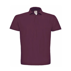 Polo ID.001 Uomo bordeaux / XS - personalizzabile con logo