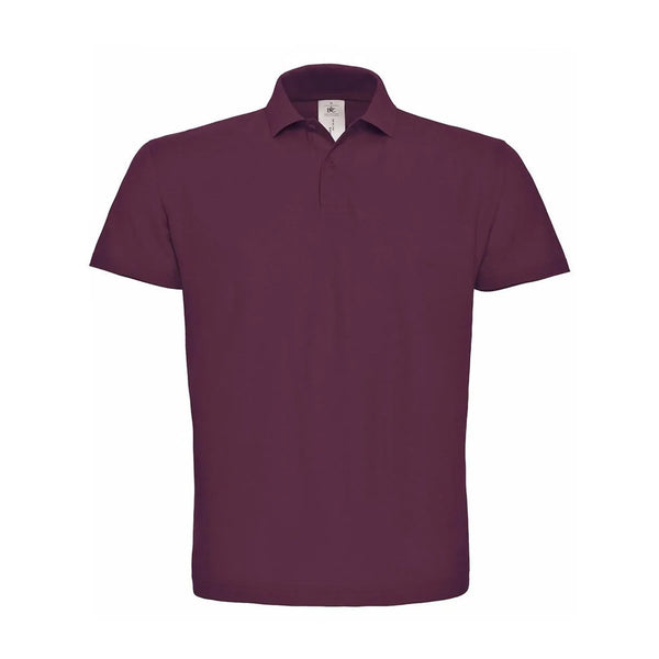 Polo ID.001 Uomo bordeaux / XS - personalizzabile con logo