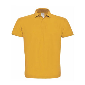 Polo ID.001 Uomo giallo / XS - personalizzabile con logo