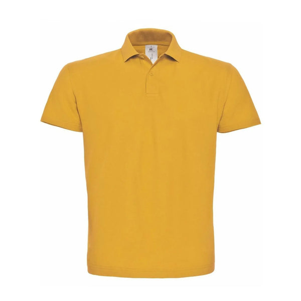 Polo ID.001 Uomo giallo / XS - personalizzabile con logo