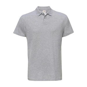 Polo ID.001 Uomo heather grey / XS - personalizzabile con logo